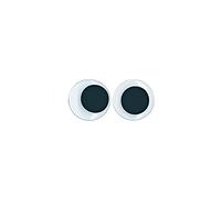 Rayher Occhi in Plast. Pupilla MOV.da Incol., 25 Mm Ø, Busta 10 Pz, Nero/Bianco, 8917600