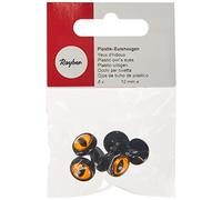 Rayher Occhi per Civetta, 12 Mm, da Applicare Busta 6 Pz, 8963400