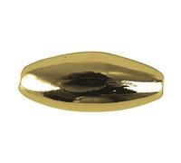 Rayher Olive di Plastica, 6X3 Mm, Oro, Scatola 105 Pz, 1632006