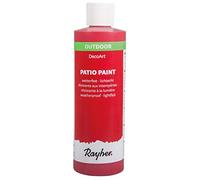Rayher patio-Paint, bottiglia da 236 ml 286 kirschrot