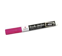 Rayher - Pennarello a Gesso, Punta a scalpello, 2-6 mm Leucht-Pink