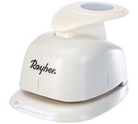 Rayher perforatrice creativa fustellatrice circolare per creazione tondi, cerchi lavorazione carta cartoncino, diametro 2,54 cm 1 pollice per una grammatura carta fino a 200g/m scapbooking etichette biglietti colore arancione