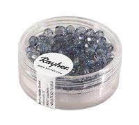 Rayher Perla Sfaccettata Vetro, 4Mm Ø, Grigio Blu Iridescente, Scatolina 100Pz, 14200566