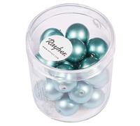 Rayher Perle Cerate Vetro Rinascimentali, 12Mm, Blu Verde, Scatolina 21Pz, 14450407