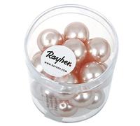 Rayher Perle Cerate Vetro Rinascimentali, 12Mm, Rosa Conch., Scatolina 21Pz, 14404271
