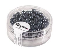 Rayher Perle Cerate Vetro Rinascimentali, 4Mm Ø, Antracite, Scatolina 85Pz, 14400572