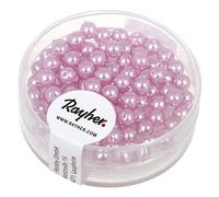 Rayher Perle Cerate Vetro Rinascimentali, 4Mm Ø, Orchidea, Scatolina 85Pz, 14400310