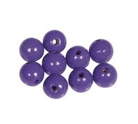 Rayher Perle Legno Fsc 100%, Lucide, 12Mm Ø, Lilla Scuro, Bus.Blis. 32Pz, 1250439