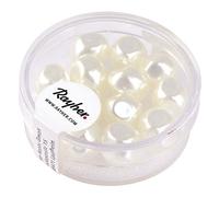 Rayher Perle-Rinascimento, Bianco Neve, 9 Mm Ø, Scatola 13 Pz, 14409100