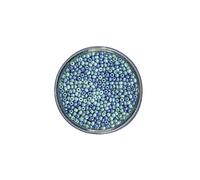 Rayher Perline Vetro, Madrep., 2,6 Mm Ø, tonalità Blu, Scat.17G, 1407300