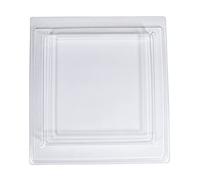 Rayher PET stampo piastra deco quadrata, 25x25x2cm, bordo largo 1,3cm, 36128000