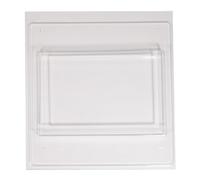 Rayher PET Stampo piastra deco rettangolo, 27x18x2cm, bordo largo 1,3cm, 36139000