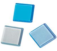 Rayher Pietre a Mosaico, Blu Trio, Trasparente, Acrilico, Circa 205 Pezzi, 1 x 1 cm, Arti creative-14540390, Laguna