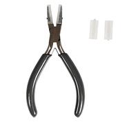 Rayher pinza a becchi piatti con ganasce in plastica, per gioielleria, lavori artigianali, con maniglia in plastica, 69150000