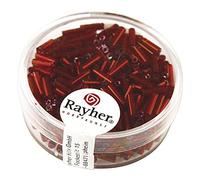 Rayher Pive Vetro Lunghe, 7/2 Mm, Foro ARG., Rosso, Scatolina 15G, 1406518