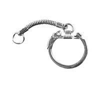 Rayher Portachiavi, 24Mm Ø, Platino, 6,4Cm, Bus. 2Pz, 2228921