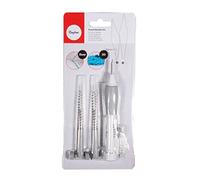 Rayher punch needle set, aghi per punzonatura, set ricamo per principianti, regolabile, per lavori manuali di ricamo, 69226000