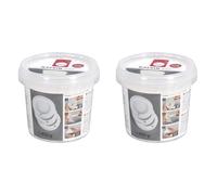 Rayher Raysin 200 Polvere di Ceramica, Gesso da Colare, 400G, Colore Bianco, Asciuga all’Aria, Inodore, per Uso Hobbistico E Progetti Creativi, 34405102 (Confezione da 2)