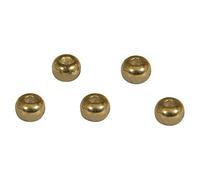 Rayher Rocaille Metallic con Foro Grande, 5,5Mm, Oro, Foro Ø2Mm, Scatolina 80Pz, 14825616