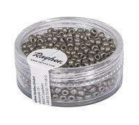 Rayher Rocaille-Metallizzate, Opache, Antracite, 2,6 Mm Ø, Scatola 17G, 14307572