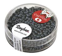 Rayher Rocaille-Papillon, 2X4 Mm, Petrolio, Scatola 18G, 14142411