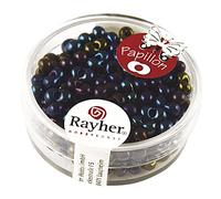 Rayher Rocaille-Papillon, Zaffiro, 3,2X6,5Mm, Scatola 18G, 14143830