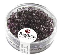 Rayher Rocailles,Ø 4 Mm, Due tonalità, Rosso Mora, Scat. 17G, 14382304
