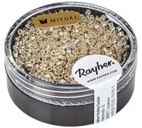 Rayher Rocailles-Delica, 1,6 Mm Ø, Argento, 4G, Metallizzate, Scat., 14760606