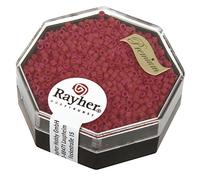 Rayher Rocailles-Delica, 1,6 Mm Ø, Rosso Classico, 6G, Mat Opache,Scat., 14764287