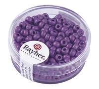 Rayher Rocailles-Metalliche, Opache, Viola, 4 Mm, Scatola 17G, 14316314