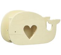 Rayher Salvadanaio Legno Balena, FSC 100%, Naturale, 13,5x5,5x8cm