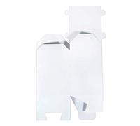 Rayher Scatola Pieghevole Casa, Bianco, 7,5X7,5X14Cm, Set 12Pz, 67346102
