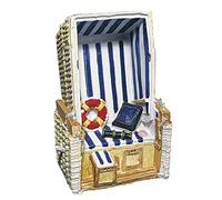Rayher Sedia da Spiaggia in Vimini Modello per Decorazioni marittime Strandkorb Decorativo in poliresina 11 cm 8658800