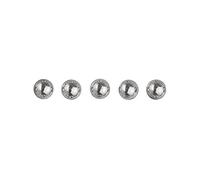 Rayher Semiperle-Plastica, Autoadesive, Argento, Ø 5 Mm, Busta 80 Pezzi, 1511822