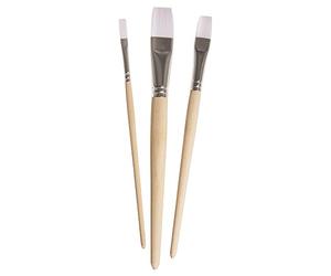 Rayher Set Pennelli 37319000 Chalky Basic, taglia 6/12/20, SB-sacchetto 3 pezzi