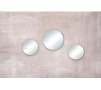 Rayher Set Piastre Specchio, Spigoli Smussati, 1 x 20cme 2 x 15cm, Box 1 Set, 46673000