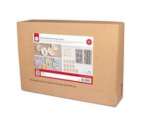 Rayher Set stampi Silicone Coniglio e Uovo, incl. Miniature Legno, 36205000