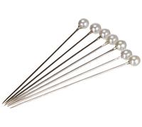Rayher Spillo A Perla, Bianco, 70Mm, Perla 6Mm, Box Blis. 25Pz, 2115902