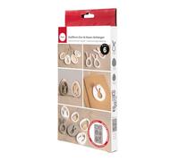 Rayher Stampo Silicone Ciondolo Uov Conigli, 14.5 x 26 x 1.5 cm, 6 Forme, Box 1 Pezzi, 36174000