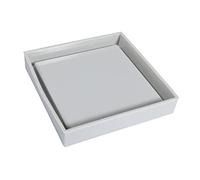 Rayher Stampo silicone sottovaso quadrato, 10x10x1,5cm, 36127000