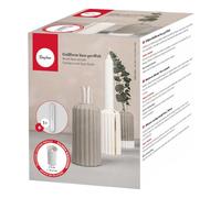 Rayher Stampo silicone vaso scanalato, Base Ø5cm, altezza 10,2cm, +1 provetta v, 36154000