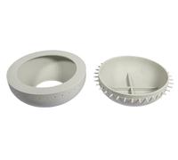 Rayher Stampo Siliconeciotola 18cm C.Bordo Foro, Ø18cm x H 6cm, 36197000