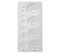 Rayher Stencil Quilling Mezza Sfera, 18,5X9Cm, Ø, SB 1Pz, 71939000