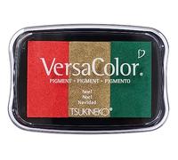 Rayher Tampone timbri "Versacolor", colori misti, 3 colori, superficie timbro 4,7x7,5cm, 29250999