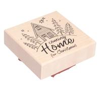 Rayher Timbro "Coming Home for Christmas", 7x7cm, 29265000