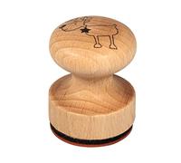 Rayher Timbro Rodolfo Il Grande, 3 cm Diametro, 29228000, Legno