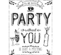 Rayher Timbro Party, Legno, Marrone, 6 x 6 x 2.6 cm