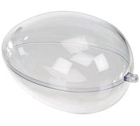 Rayher Uova Plastica, Apribile, 10 Cm, Cristallo, 3906837