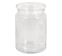 Rayher Vasetto Con Coperchio Di Vetro, 10Cm Ø, 14Cm, 900Ml, Apertura Ø7,5Cm, 46048000