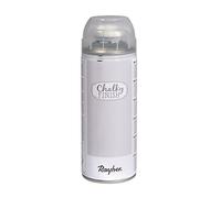 Rayher Vernice a gesso Chalky Finish ultra opaca Bomboletta spray 400ml, grigio, a base d’acqua, vintage shabby chic, 34371558